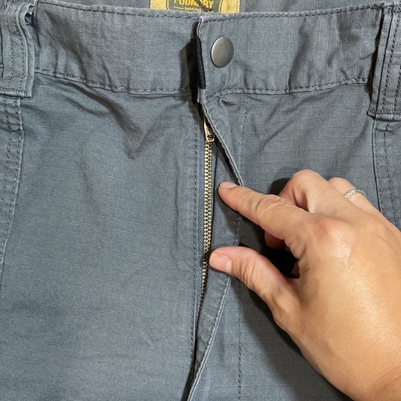 ✅ Foundry Mens 52W/ 4XL Charcoal Gray Cargo Shorts Comfort Stretch - Picture 6 of 6